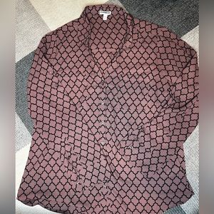 Express button up shirt large
